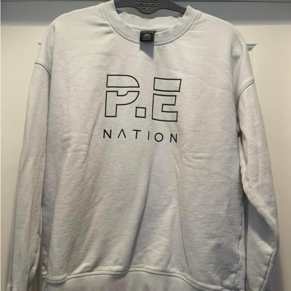 P.E. Nation Baby Blue Crewneck. Size: M